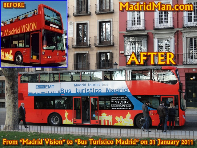 Madrid Tourist Bus Madrid Vision