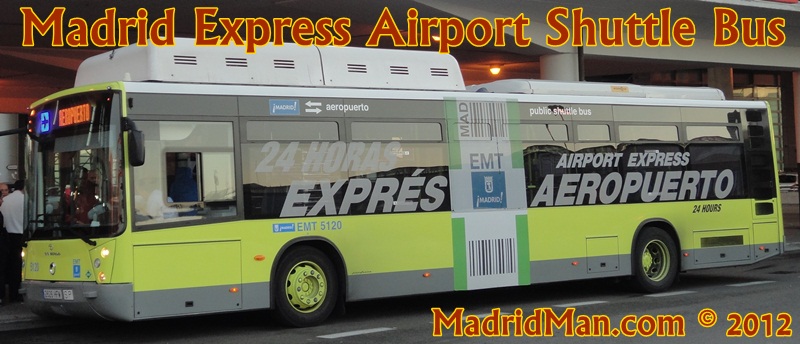 madrid barajas airport shuttle to madrid city center