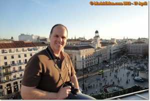 2013 MadridMan on Puerta del Sol Madrid Rooftop