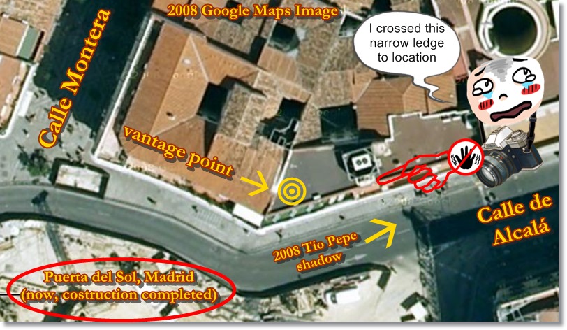 Google Maps Puerta del Sol Madrid Rooftop Location