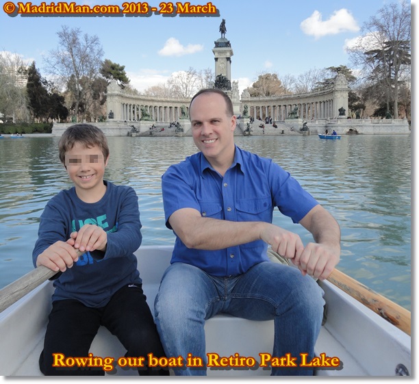 2013 Madrid Parque Retiro Lago Rowboat Rental